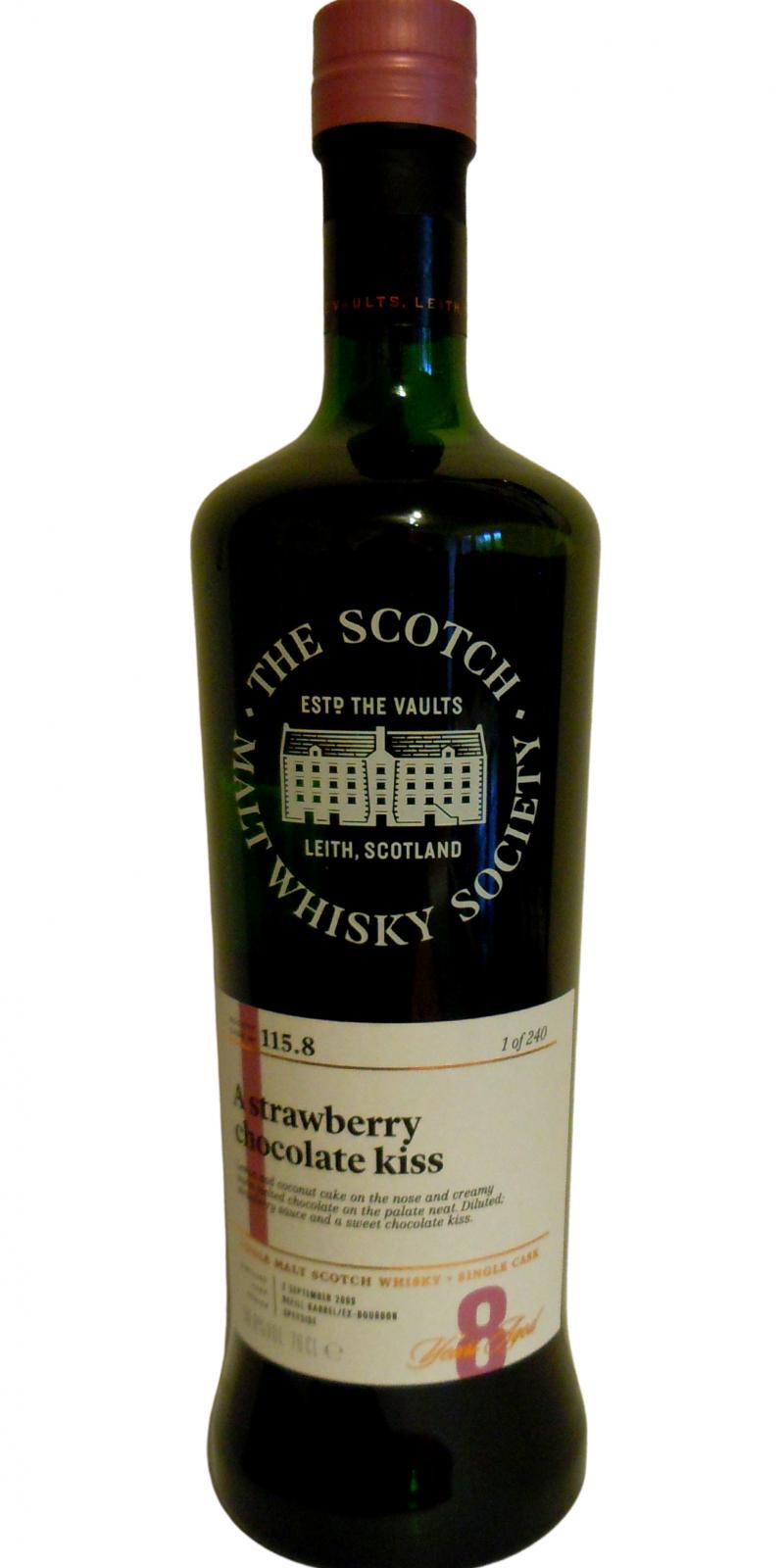 anCnoc 2009 SMWS 115.8  A strawberry chocolate kiss