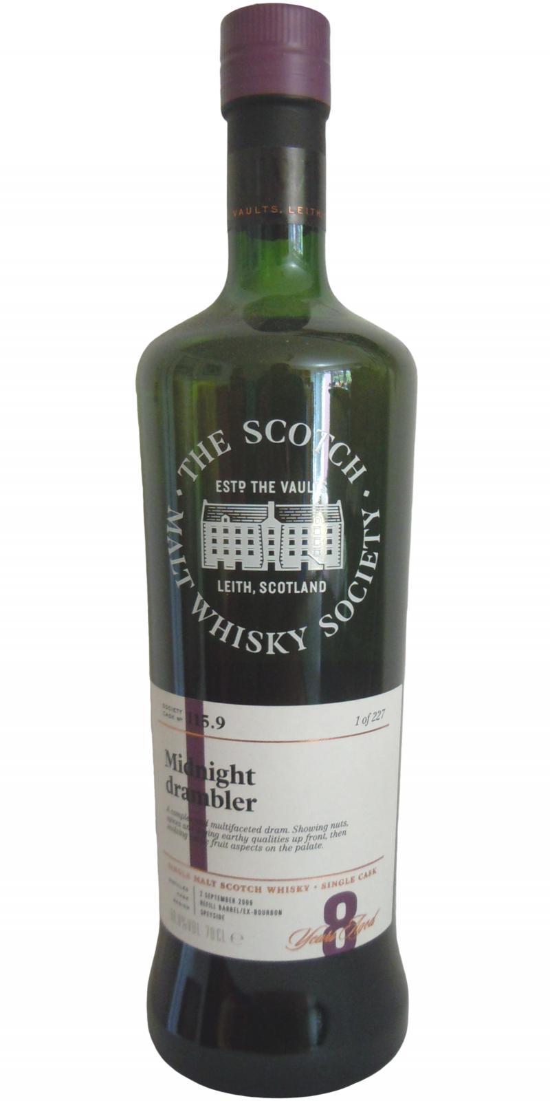anCnoc 2009 SMWS 115.9  Midnight drambler