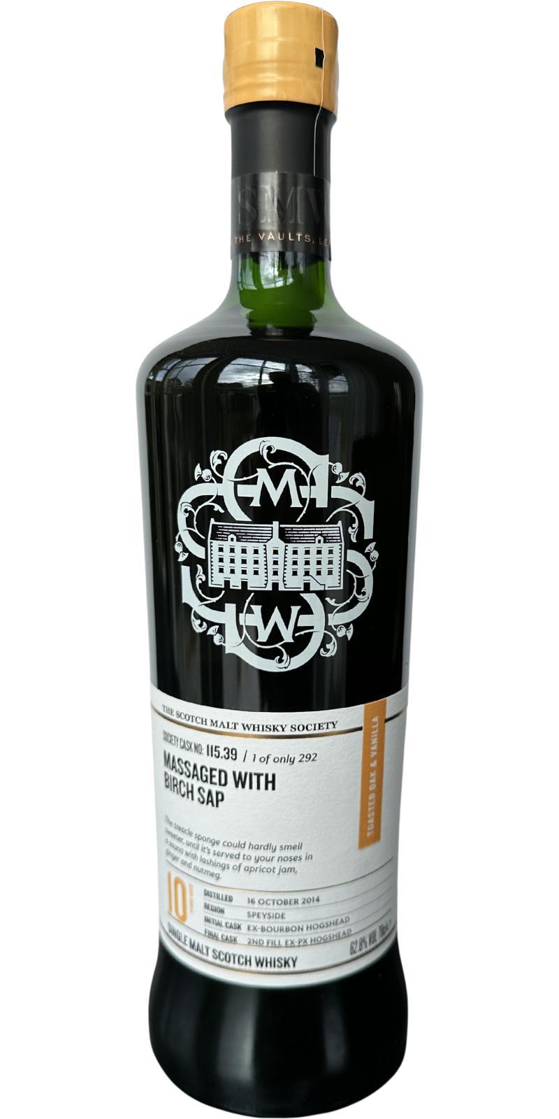 anCnoc 2014 SMWS 115.39  Massaged with birch sap