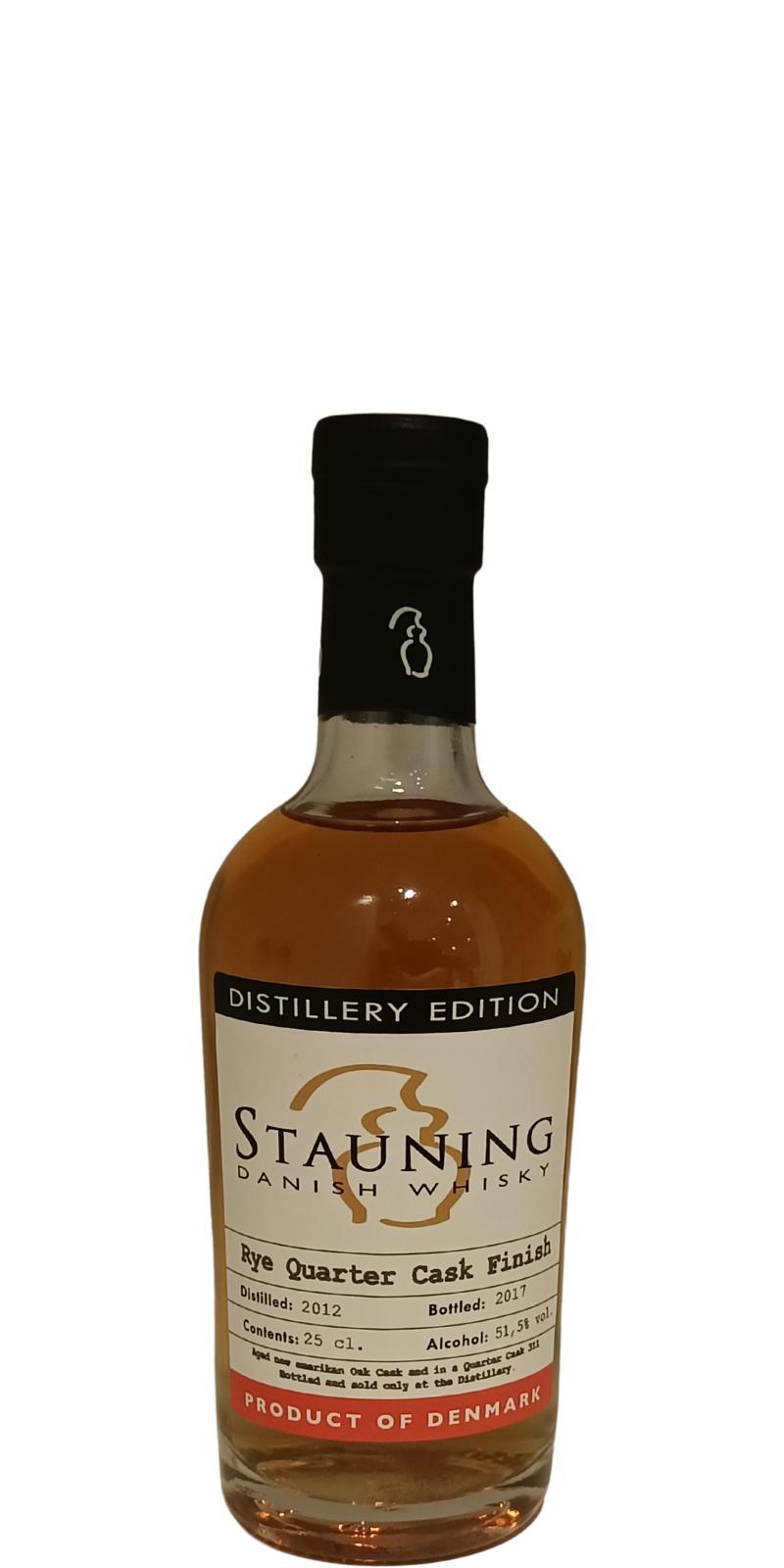 Stauning 2012  Distillery Edition -   Rye Quarter Cask Finish