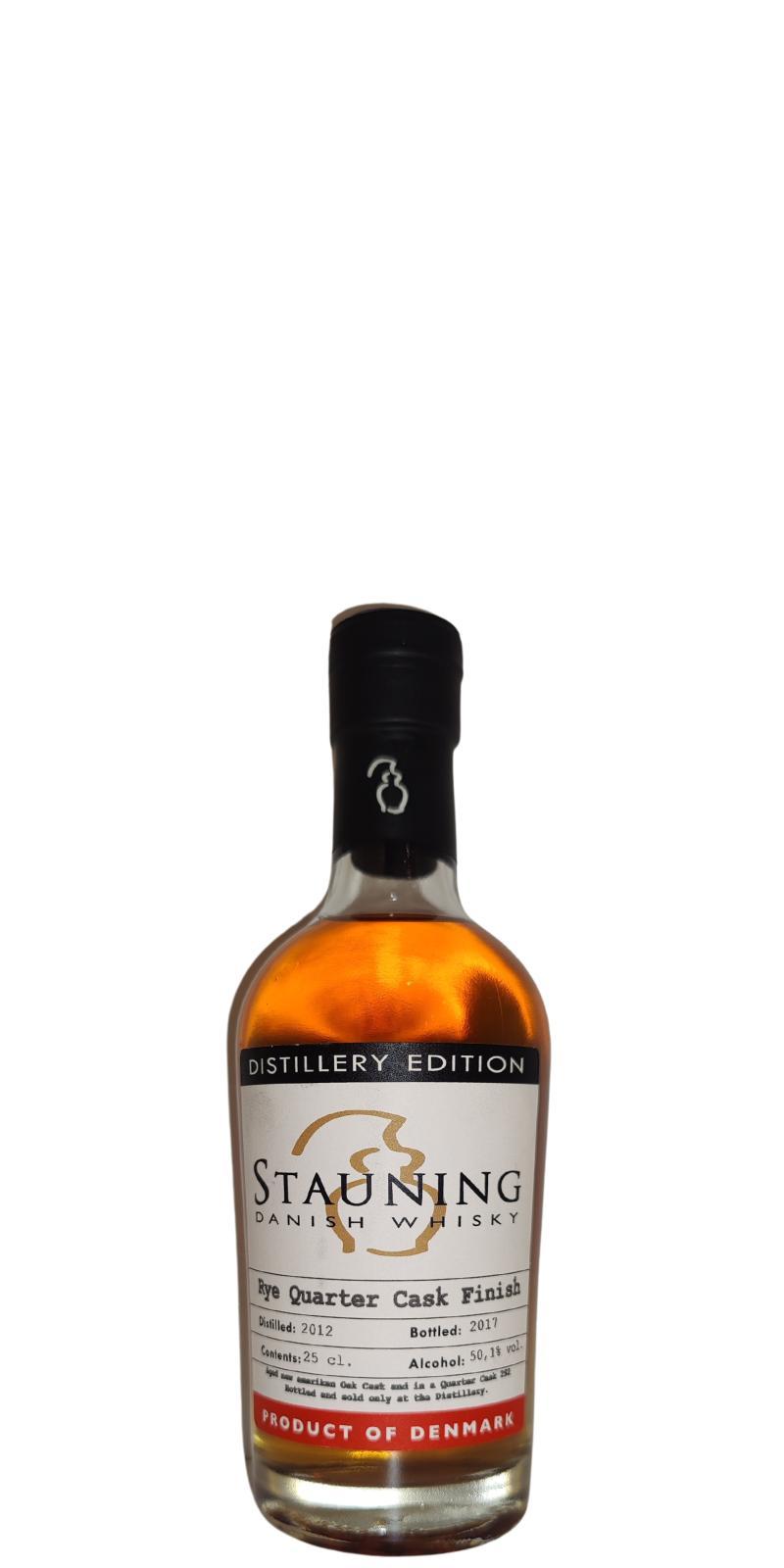 Stauning 2012  Distillery Edition -   Rye Quarter Cask Finish