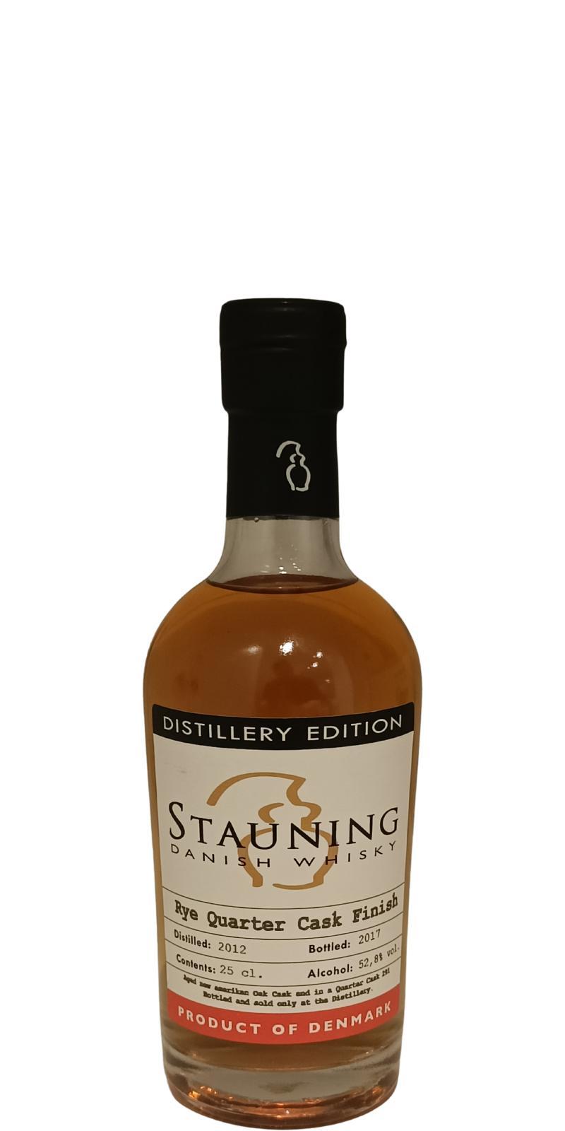 Stauning 2012  Distillery Edition -   Rye Quarter Cask Finish