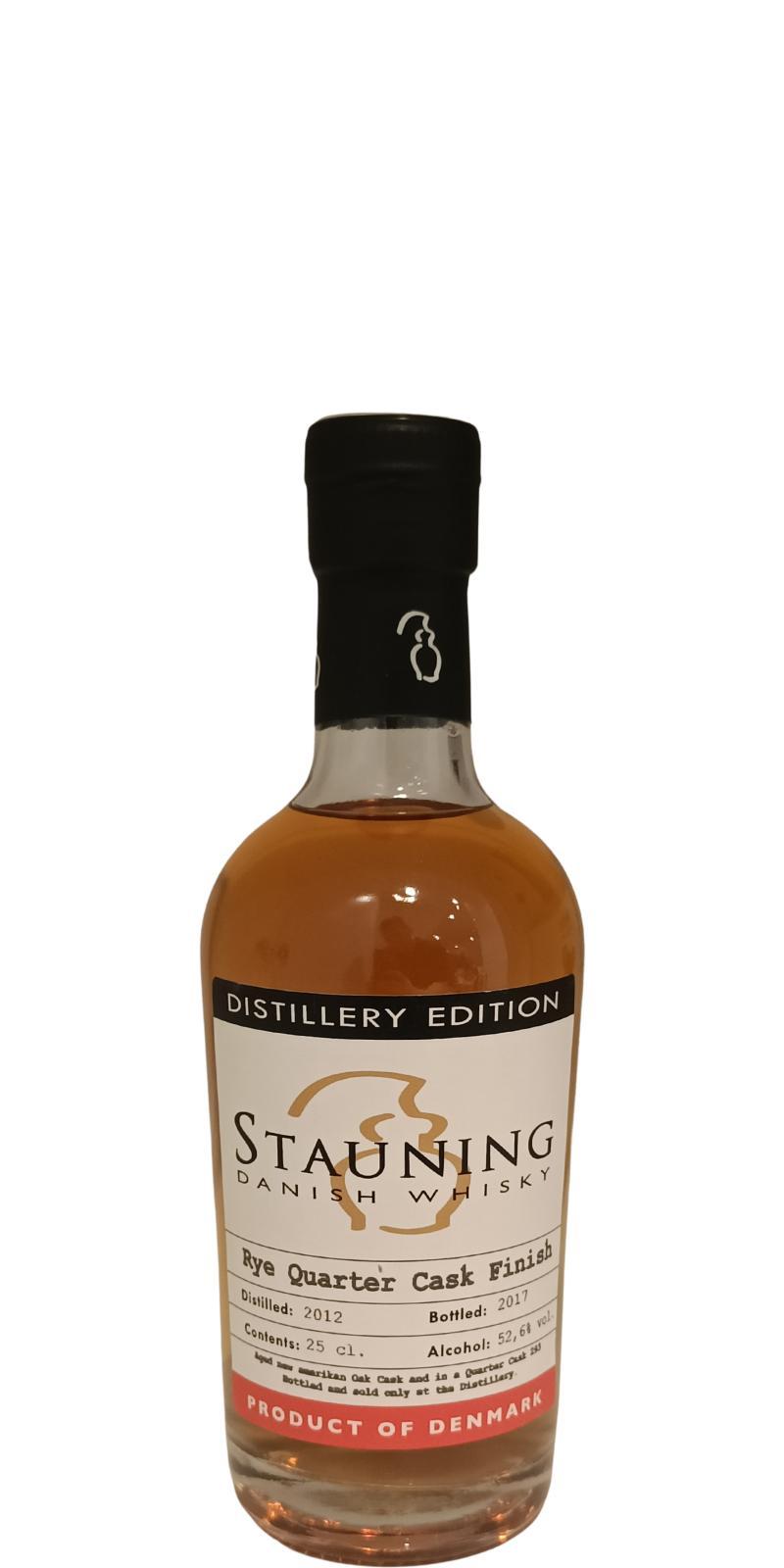 Stauning 2012  Distillery Edition -   Rye Quarter Cask Finish