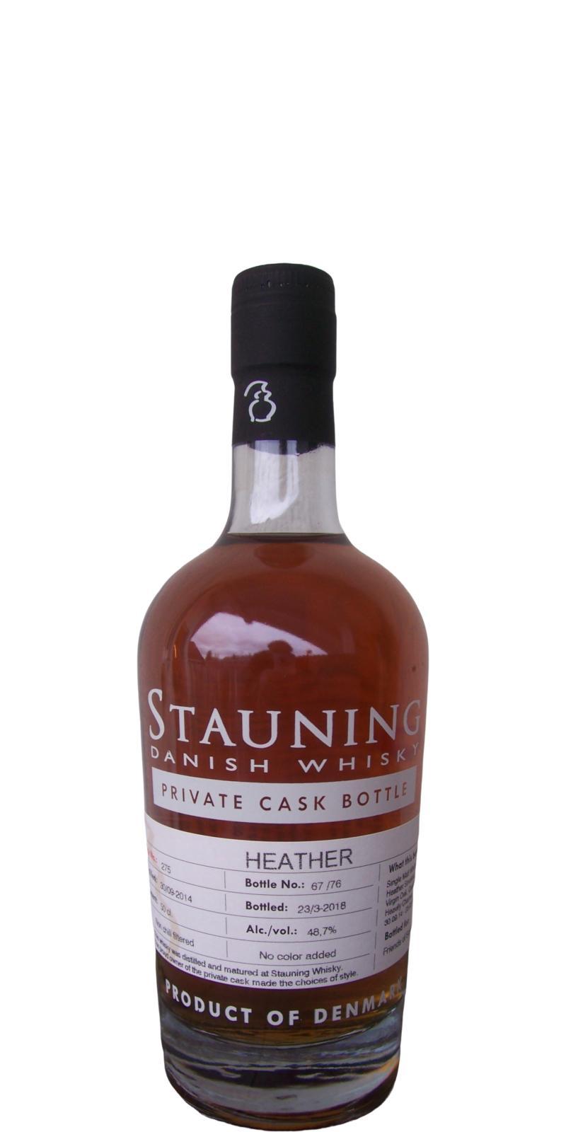 Stauning 2014  Private Cask - Heather - Friends of Stauning Whisky