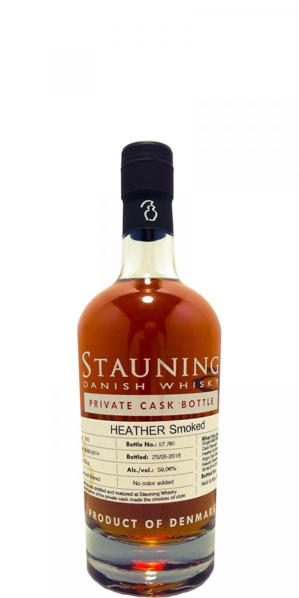 Stauning 2014  heather smoked - Private Cask Bottling