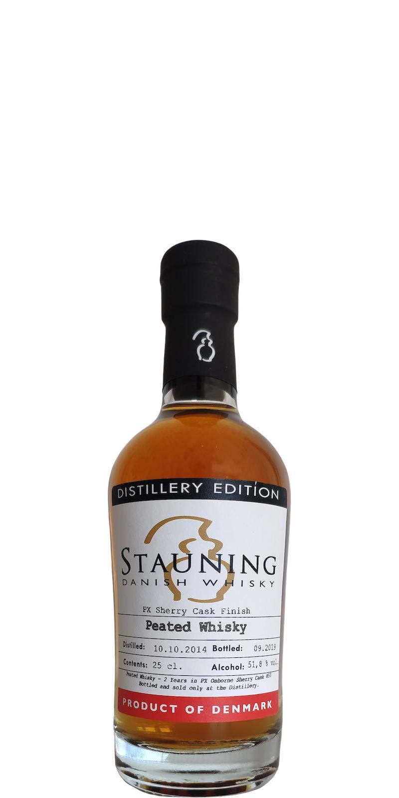 Stauning 2014  Distillery Edition - Peated Whisky PX Sherry Cask Finish