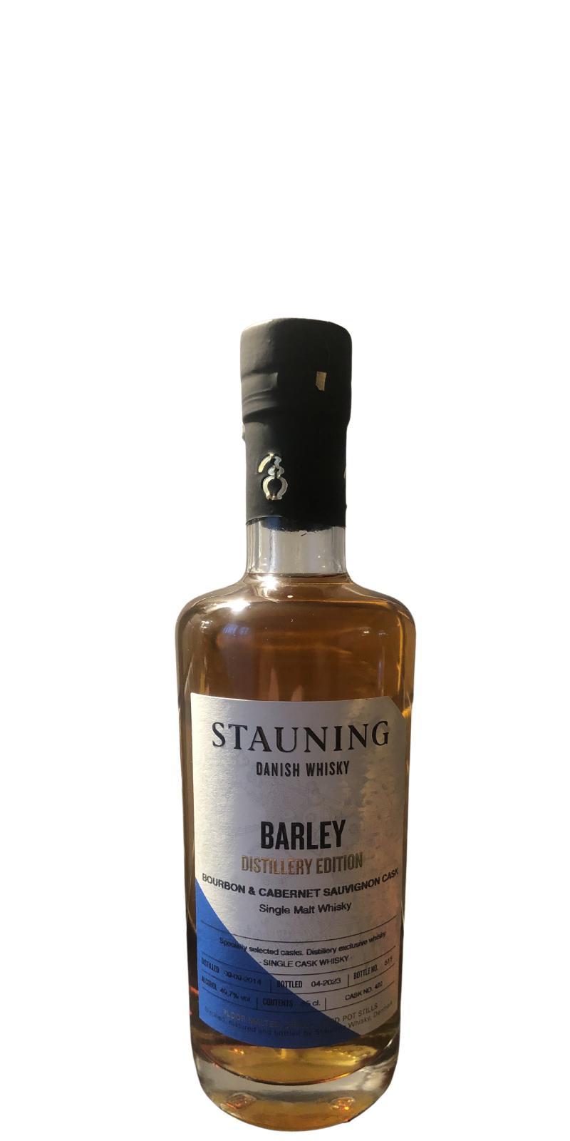 Stauning 2014  Distillery Edition - Barley - Bourbon & Cabernet Sauvignon