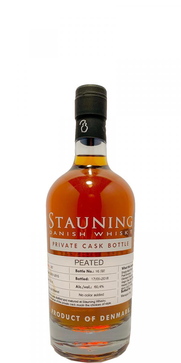 Stauning 2015  PEATED - Private Cask Bottling