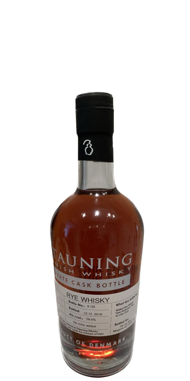 Stauning 2015  Rye - Private cask - Far og søn