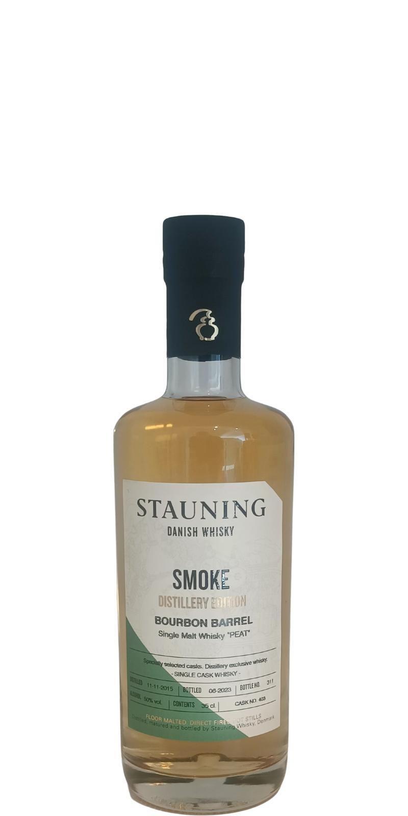 Stauning 2015  Distillery Edition - Smoke - Bourbon Barrel
