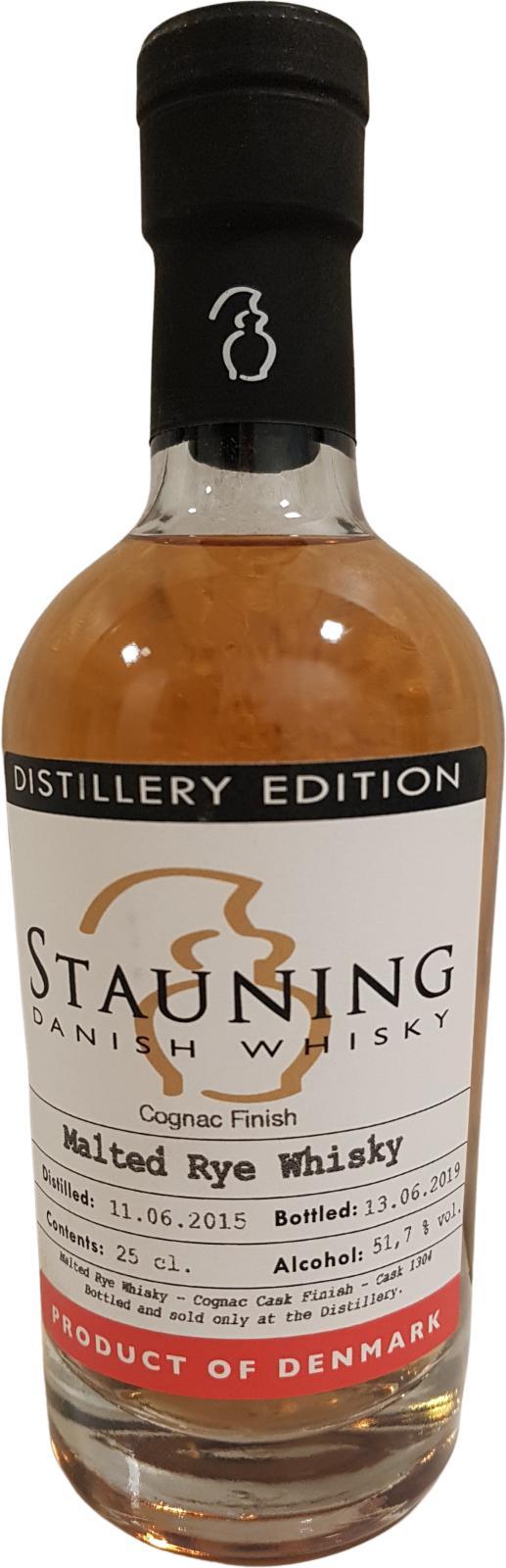 Stauning 2015  Distillery Edition -  Cognac Cask Finish