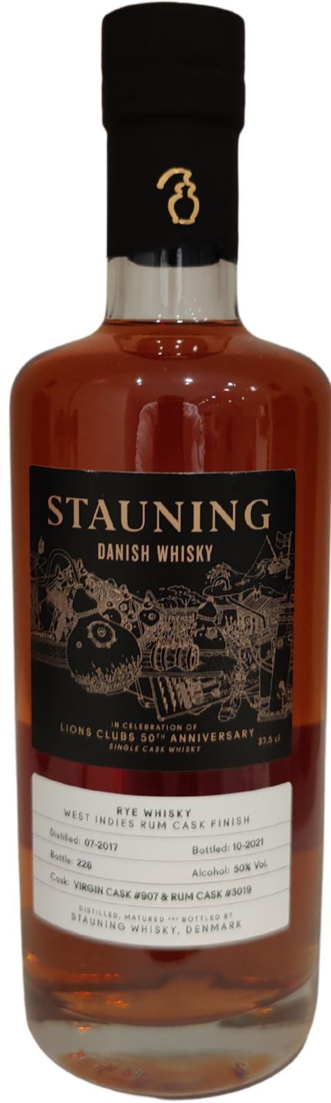 Stauning 2017  Private Cask - Lions Clubs