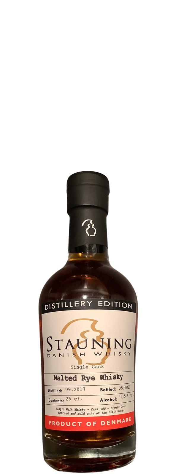 Stauning 2017  Distillery Edition - Malted Rye Whisky