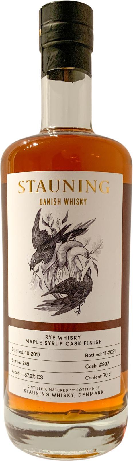 Stauning 2017  Art Series -  Maple Syrup Cask