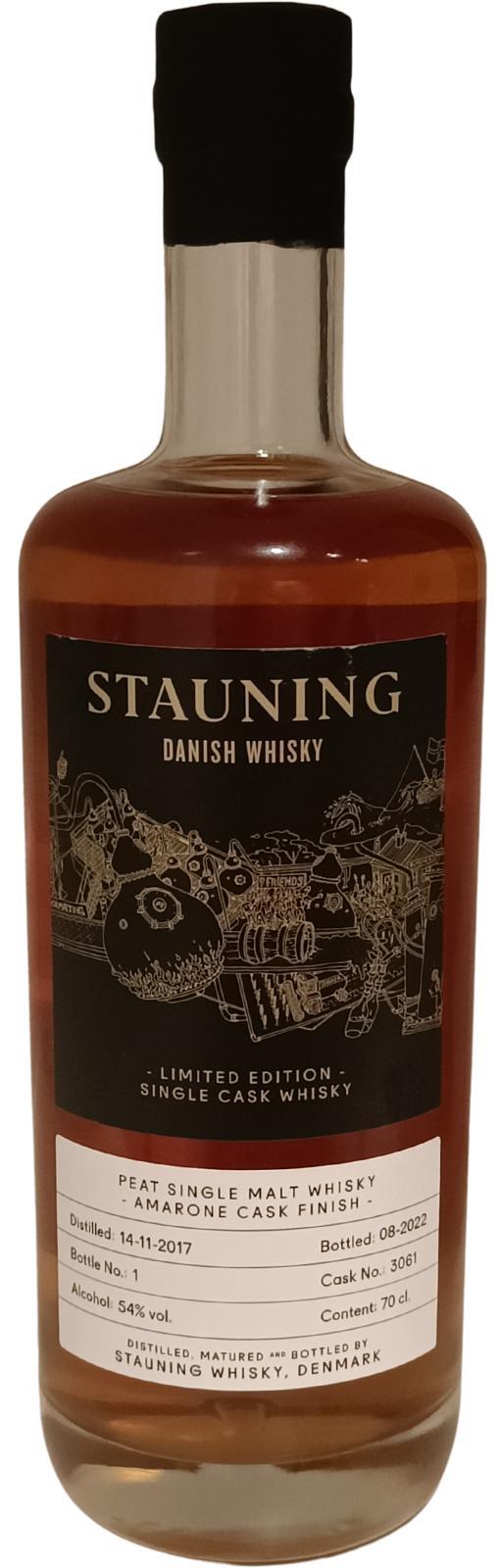 Stauning 2017  Peat - Amarone Cask - Stauning Distillery Shop