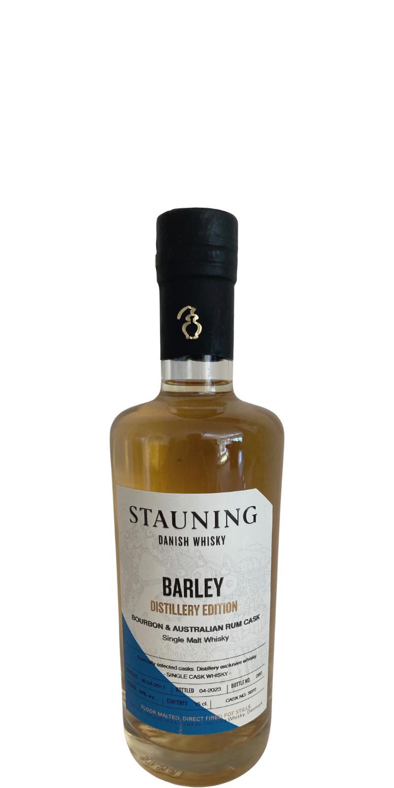 Stauning 2017  Distillery Edition - Barley - Bourbon & Australian Rum cask