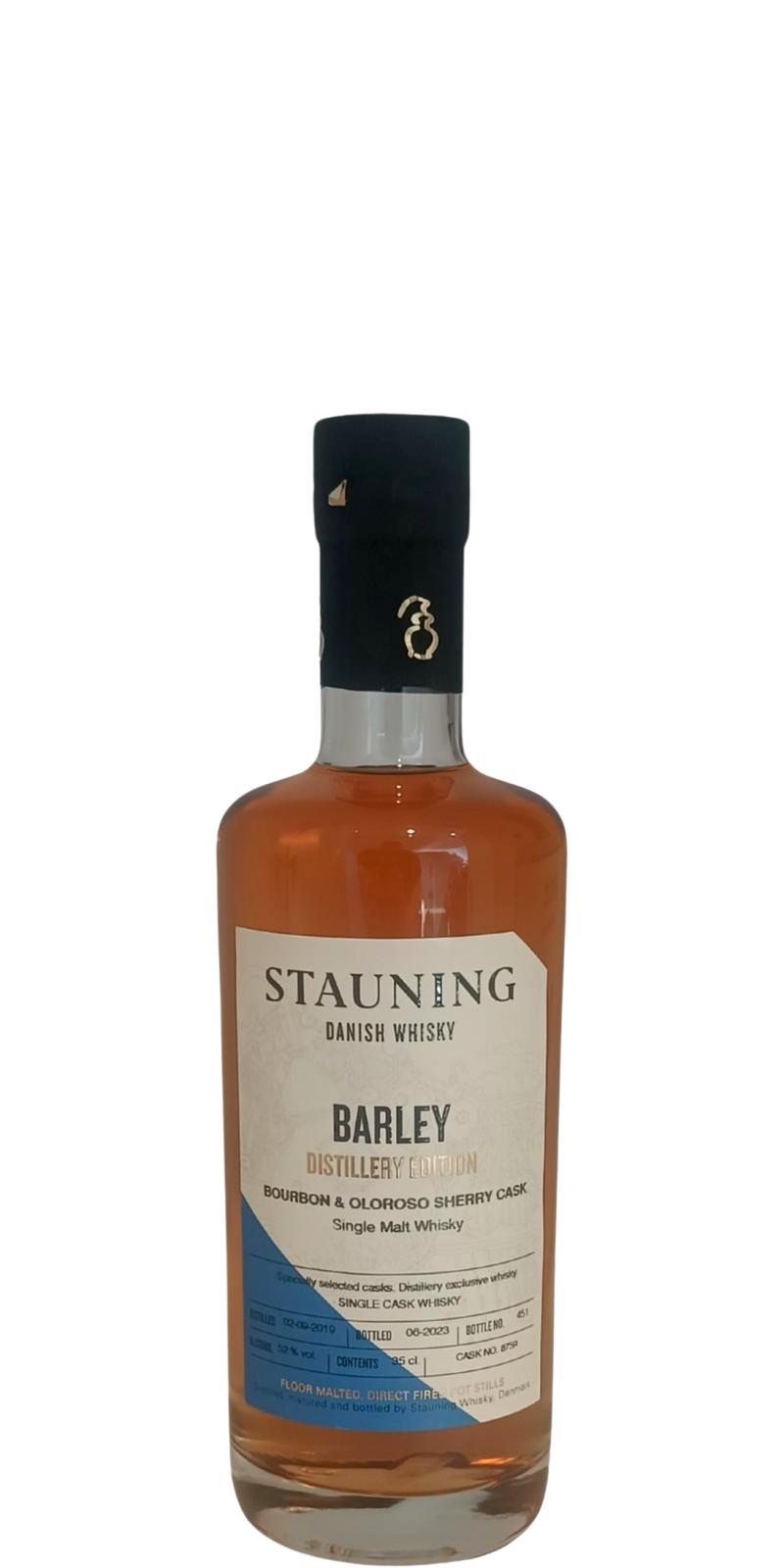 Stauning 2019  Distillery Edition - Barley - Bourbon & Oloroso Sherry Cask