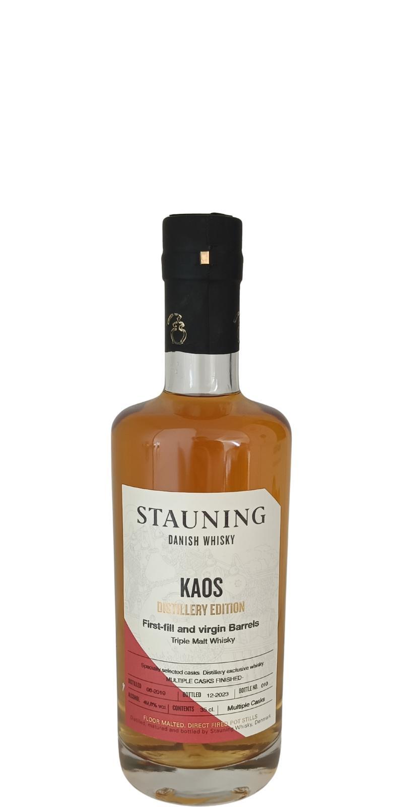 Stauning 2019  Distillery Edition - KAOS - First-fill and virgin Barrels