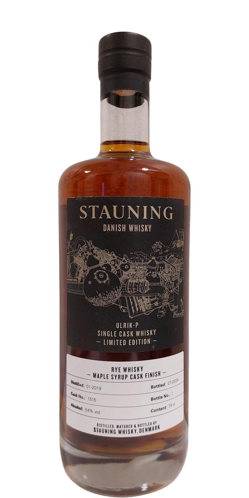 Stauning 2019  Single Cask Whisky - Limited Edition - ULRIK-P