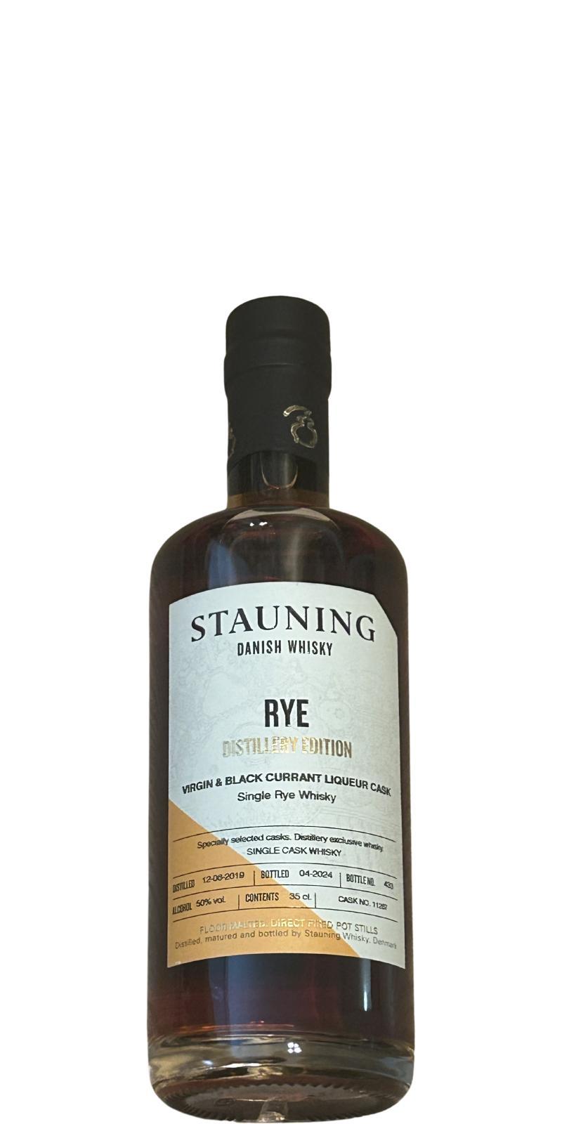 Stauning 2019  Distillery Edition - Rye - Virgin & Black Currant Liqueur Cask