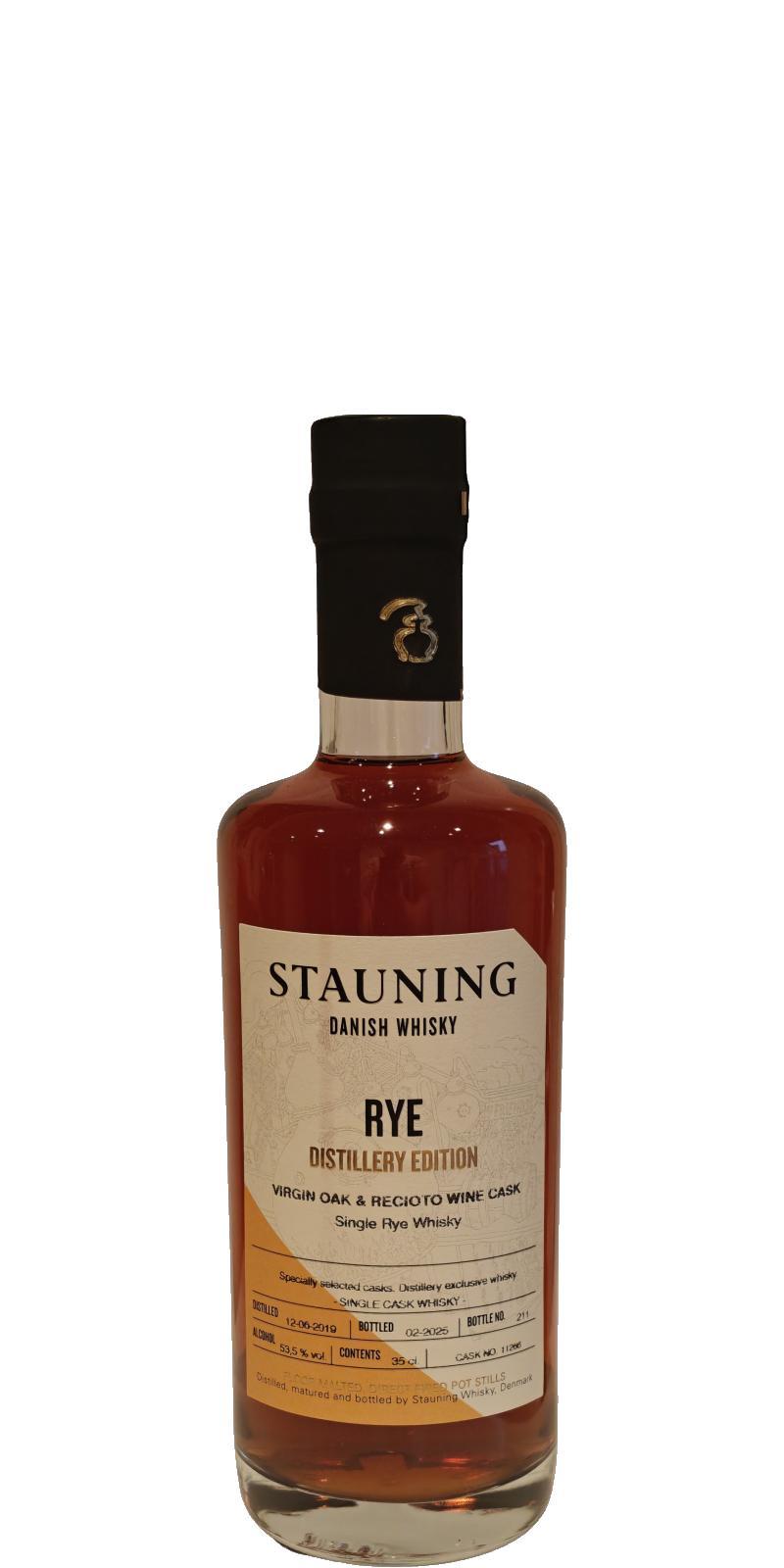 Stauning 2019  Distillery Edition - Rye - Virgin & Recioto Wine