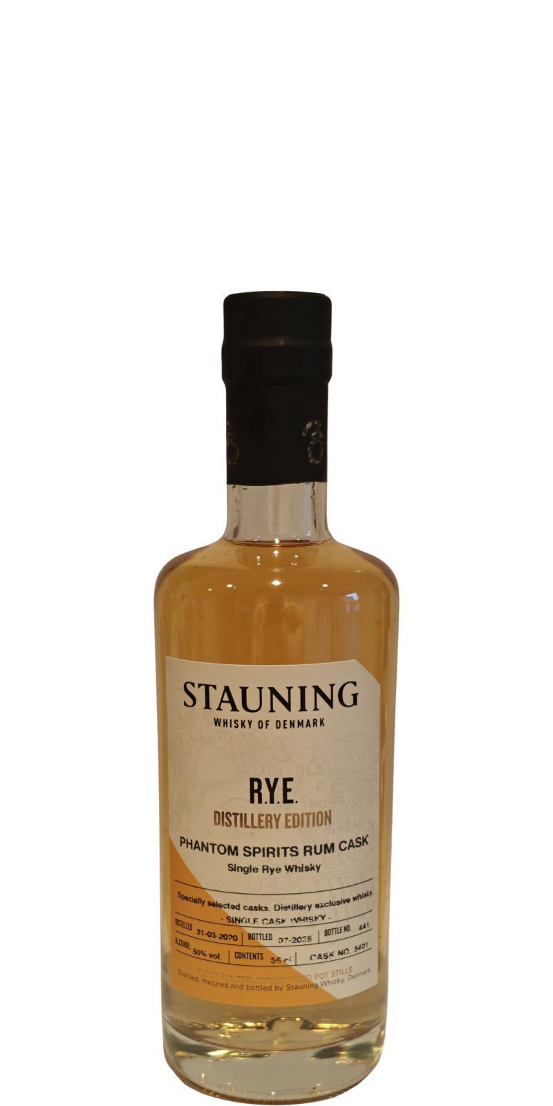 Stauning 2020  Distillery Edition - Rye - Phantom Spirit Rum Cask
