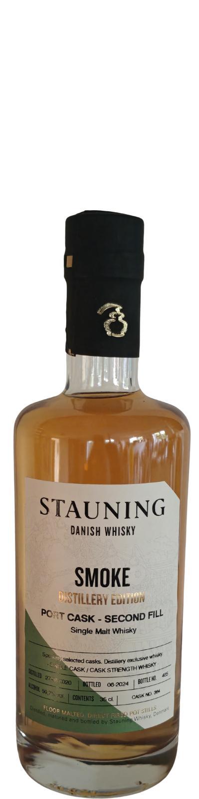 Stauning 2020  Distillery Edition - Smoke - Port Cask - Second fill
