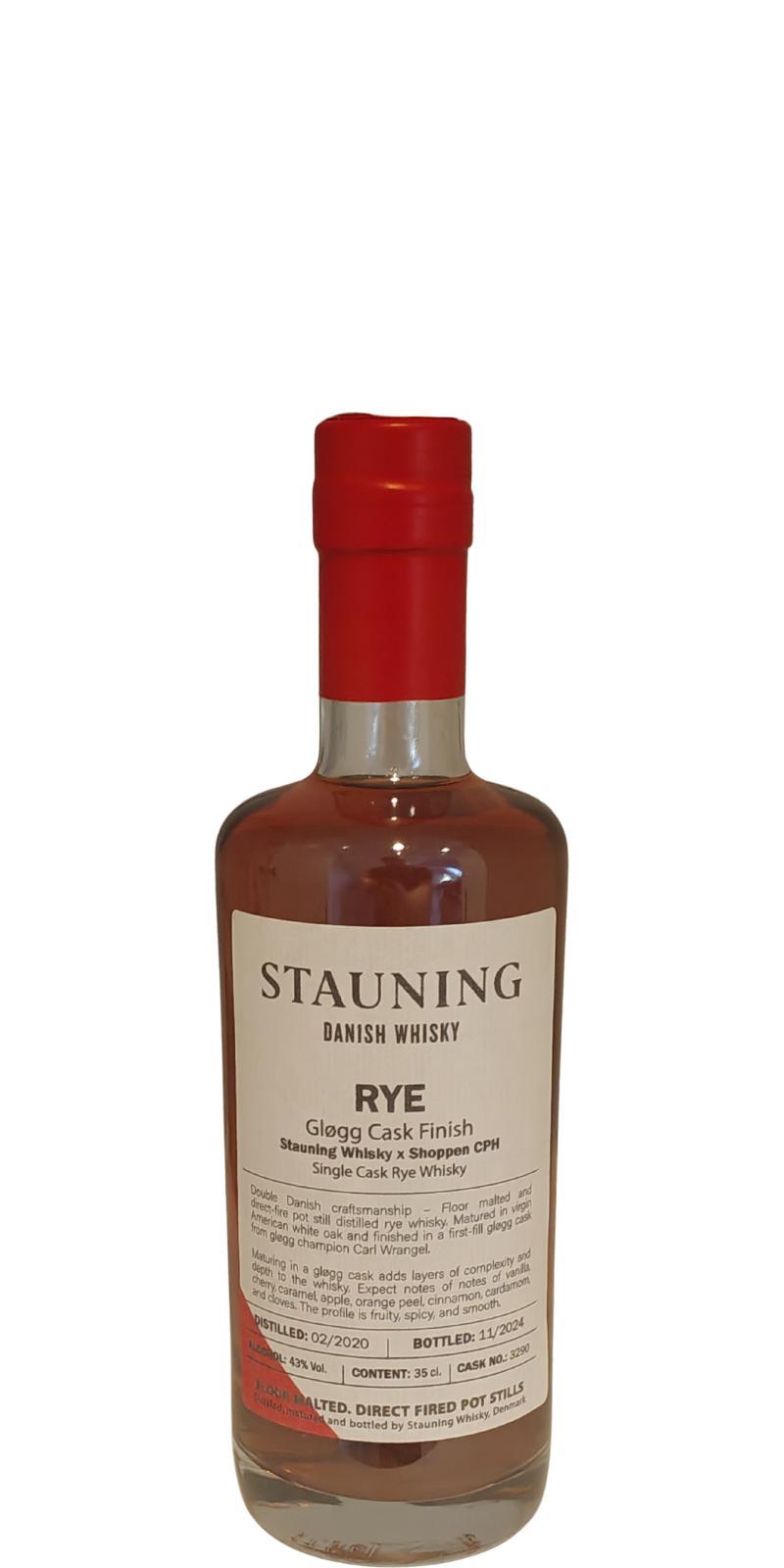 Stauning 2020  Distillery Edition - Rye - Gløgg cask Finish