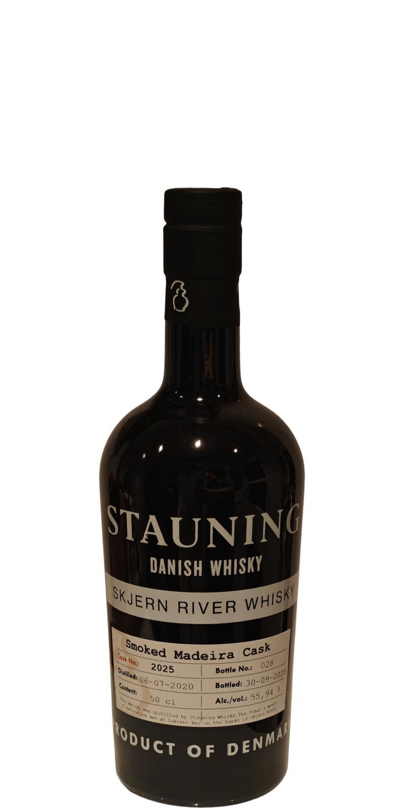 Stauning 2020 LH-R  Skjern River Whisky - Smoked Madeira Cask