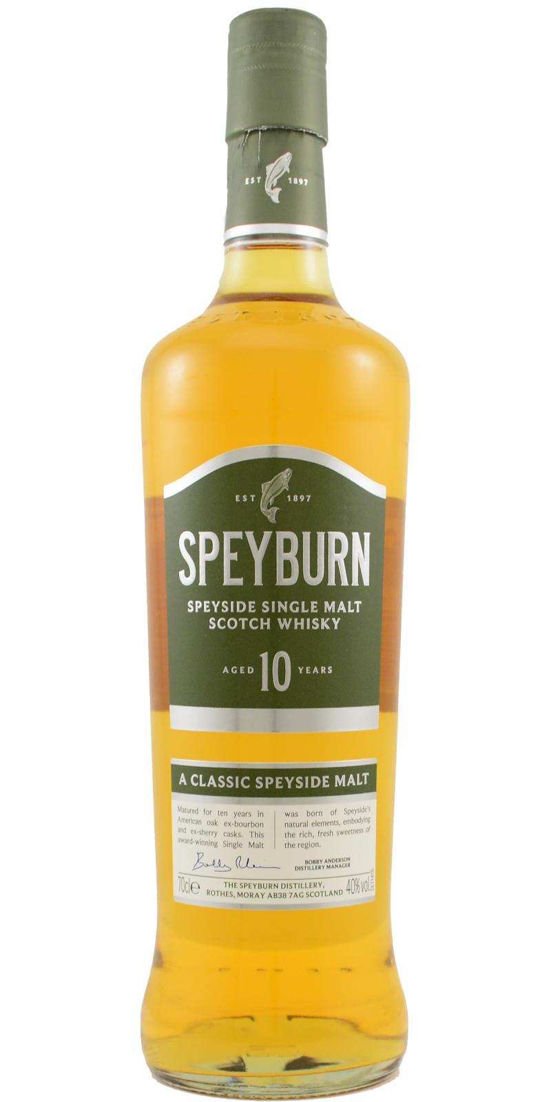 Speyburn 10-year-old  Speyside Single Malt Scotch Whisky
