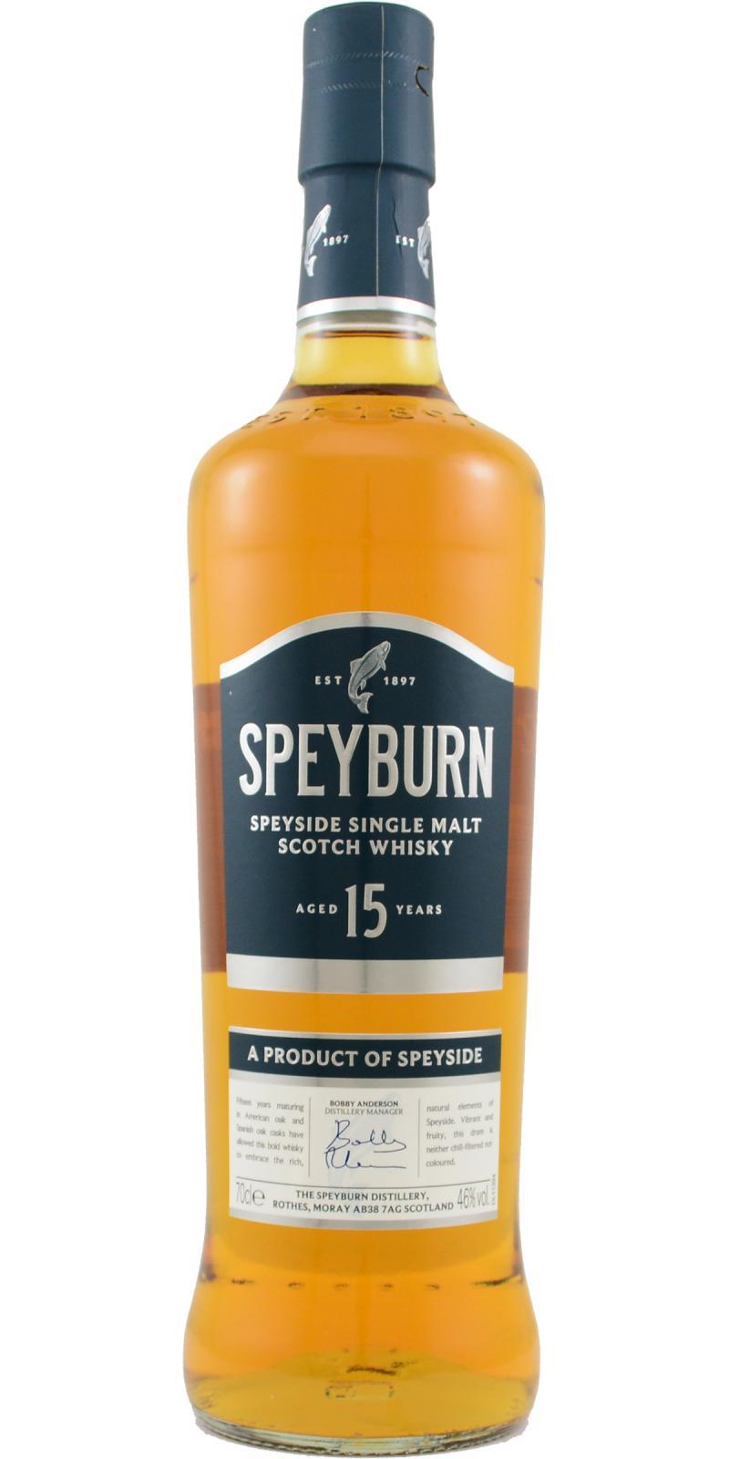 Speyburn 15-year-old  Speyside Single Malt Scotch Whisky