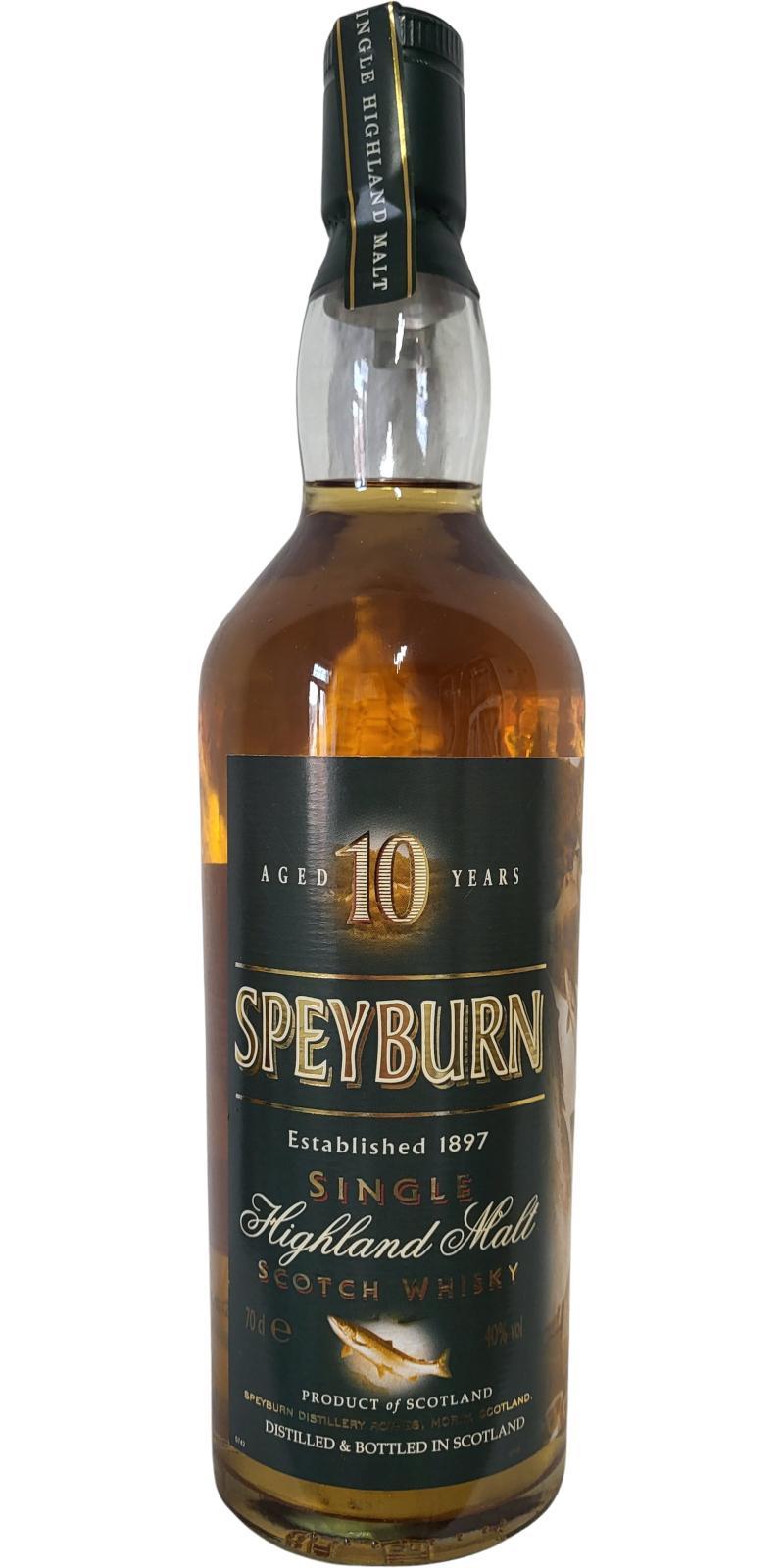 Speyburn 10-year-old  Single Highland Malt Scotch Whisky