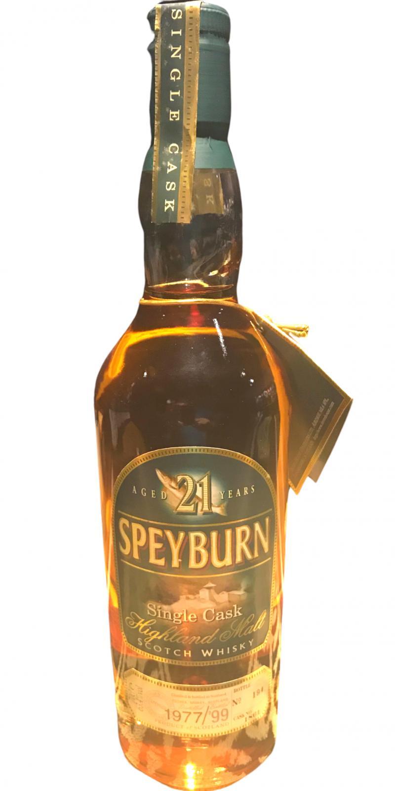 Speyburn 1977  Single Cask