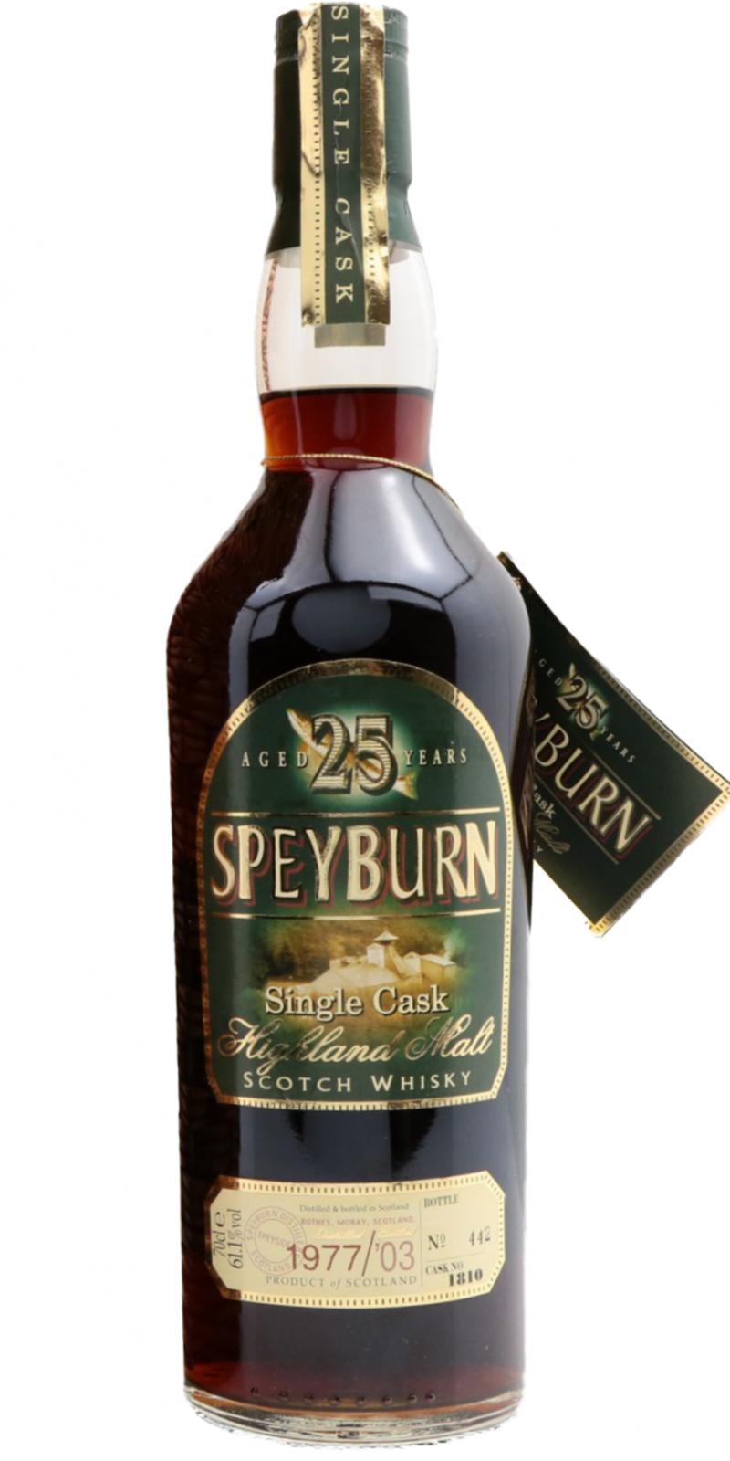 Speyburn 1977  Single Cask