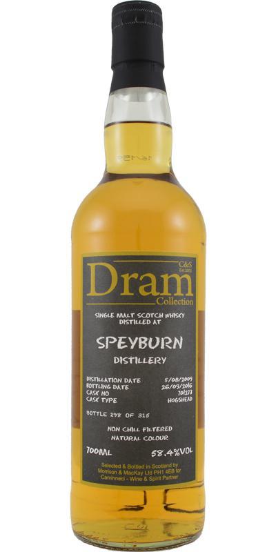 Speyburn 2009 C&S  Dram Collection