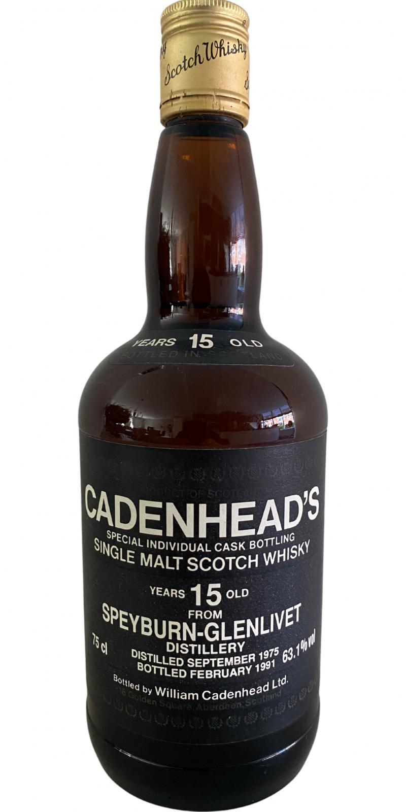 Speyburn 1975 CA  Dumpy bottle