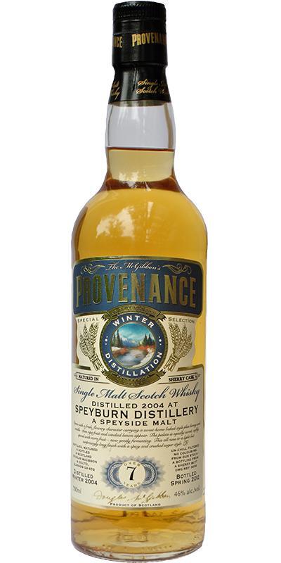 Speyburn 2004 McG  McGibbon's Provenance
