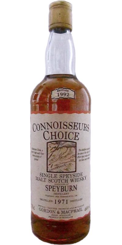 Speyburn 1971 GM  Connoisseurs Choice