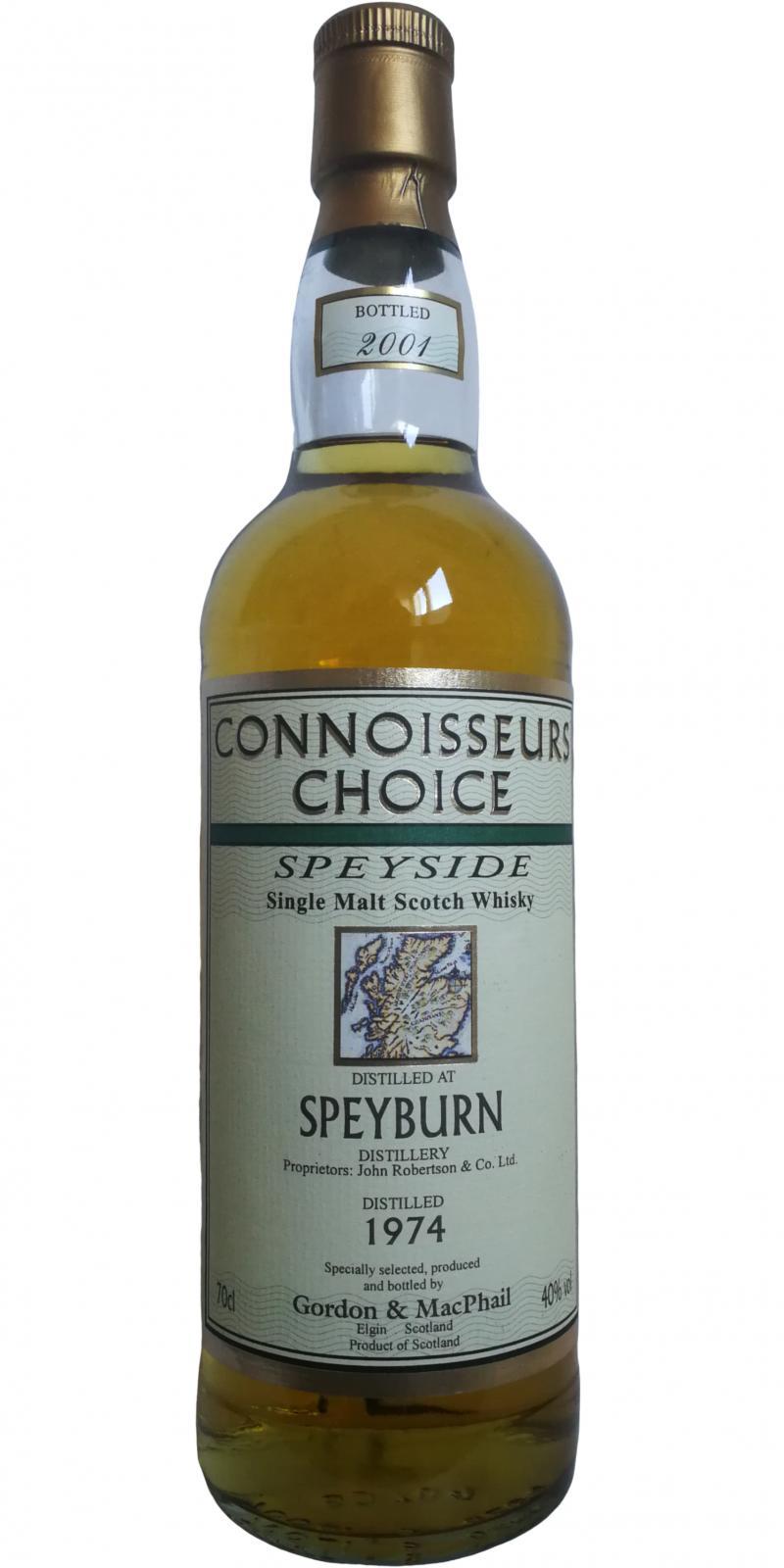 Speyburn 1974 GM  Connoisseurs Choice