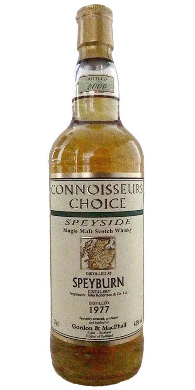 Speyburn 1977 GM  Connoisseurs Choice