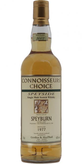 Speyburn 1977 GM  Connoisseurs Choice