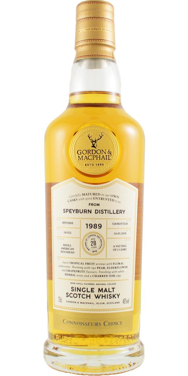Speyburn 1989 GM  Connoisseurs Choice