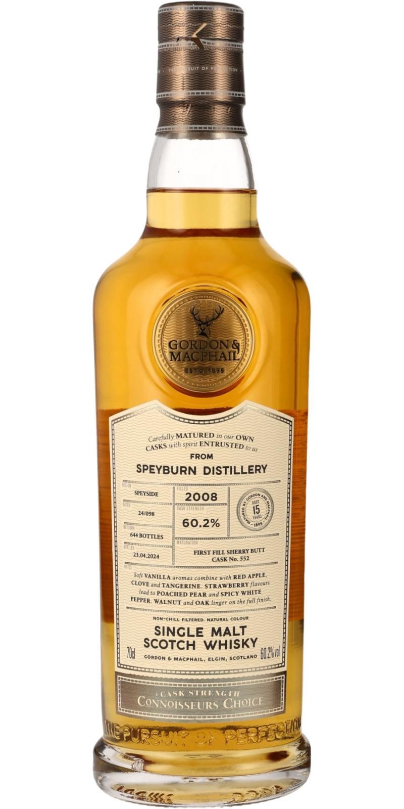 Speyburn 2008 GM  Connoisseurs Choice - Cask Strength