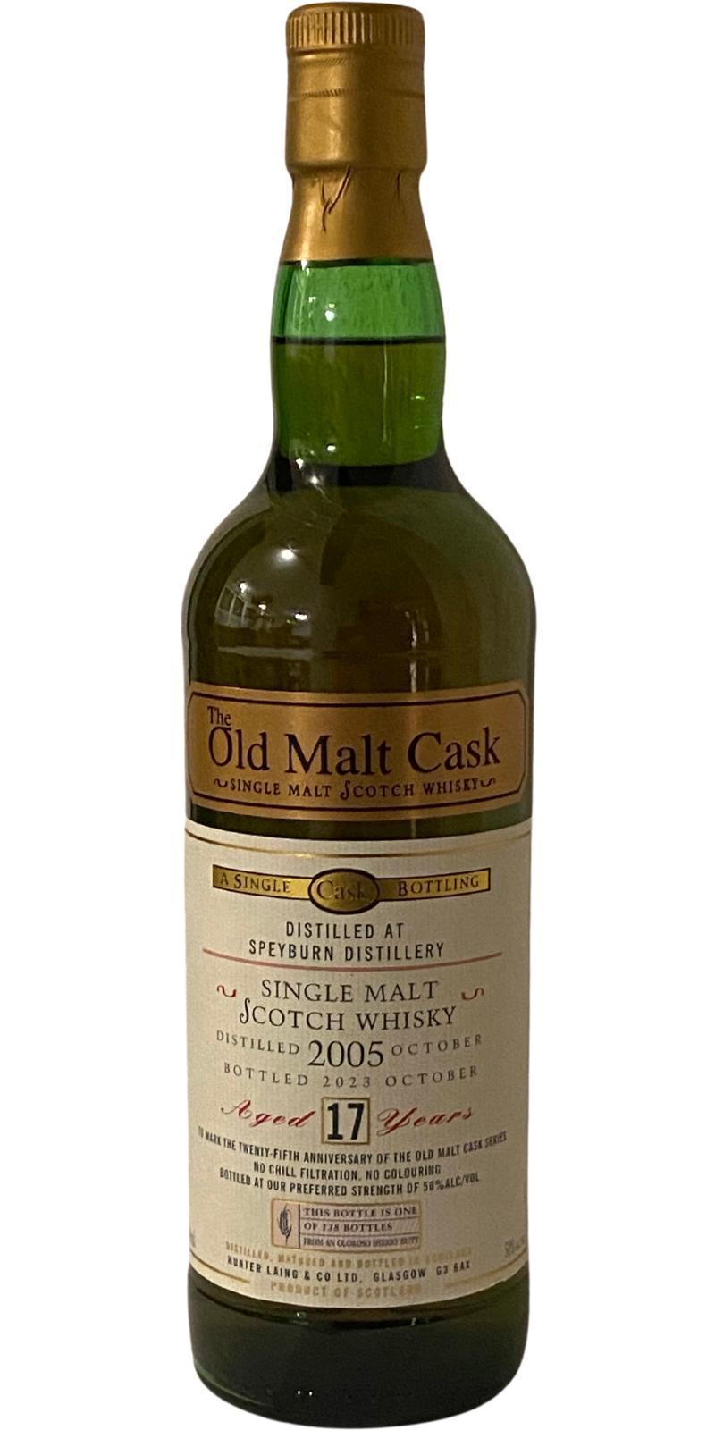 Speyburn 2005 HL  The Old Malt Cask - 25th Anniversary
