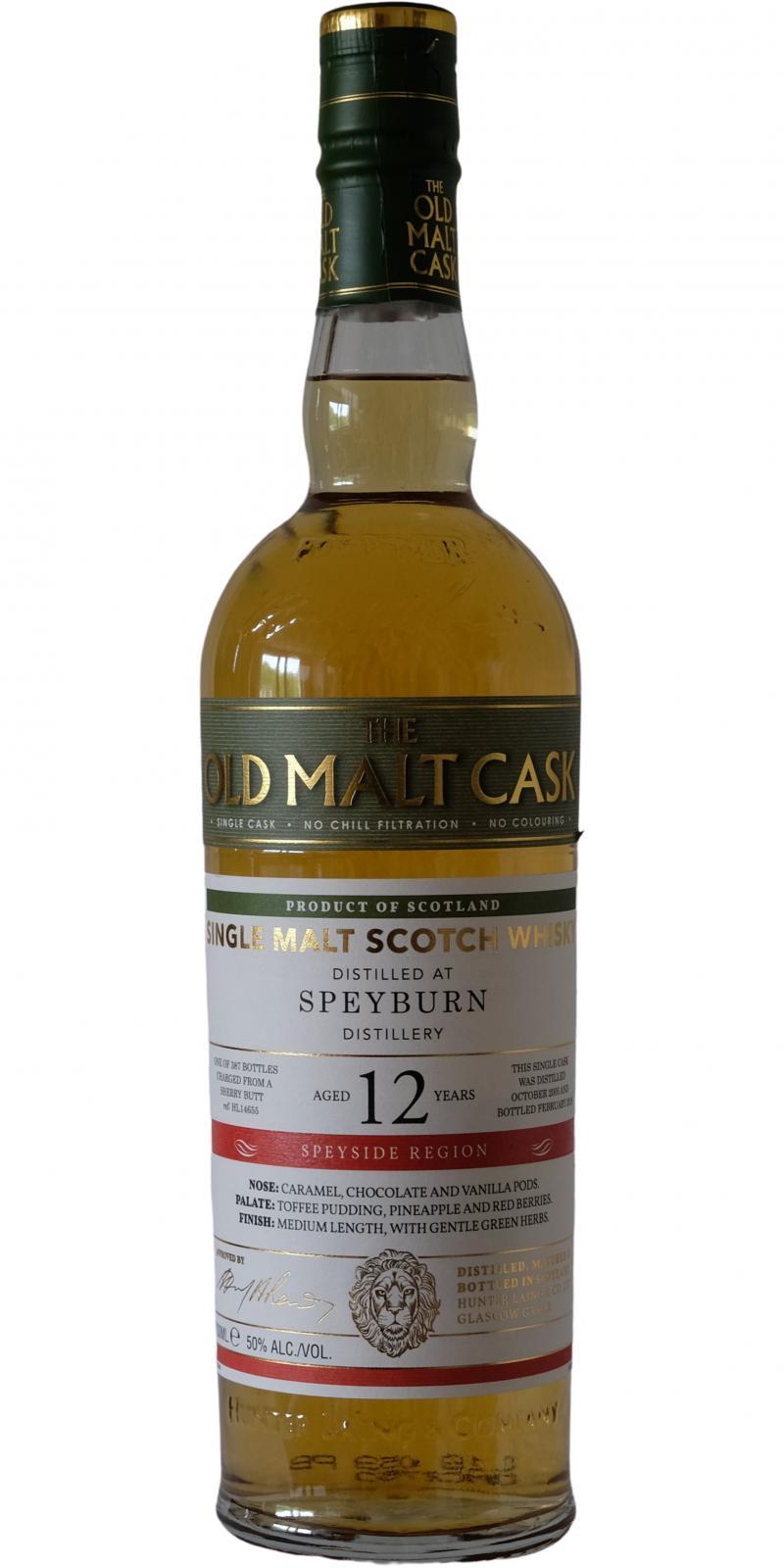 Speyburn 2005 HL  The Old Malt Cask
