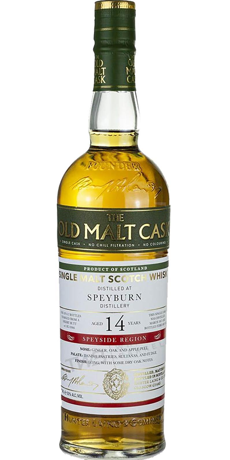 Speyburn 2007 HL  The Old Malt Cask