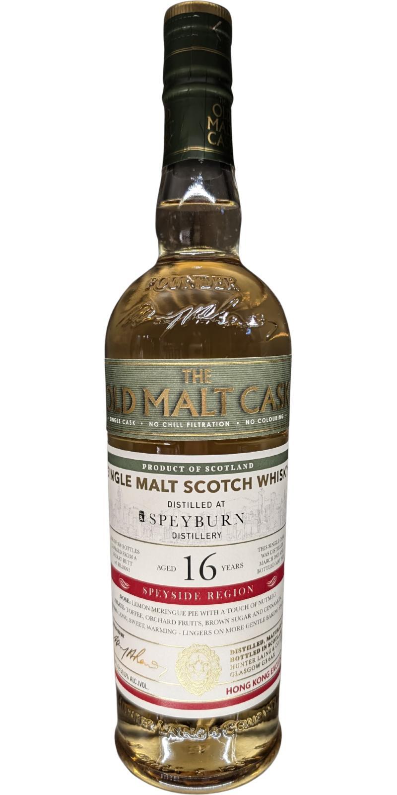 Speyburn 2007 HL  The Old Malt Cask
