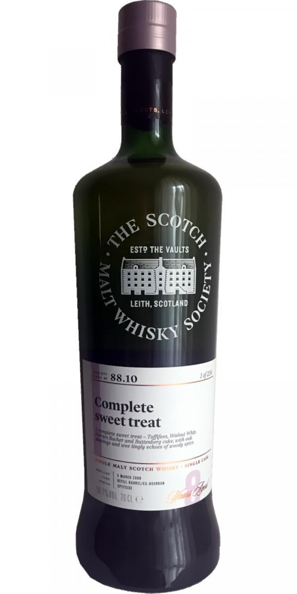 Speyburn 2008 SMWS 88.10  Complete sweet treat