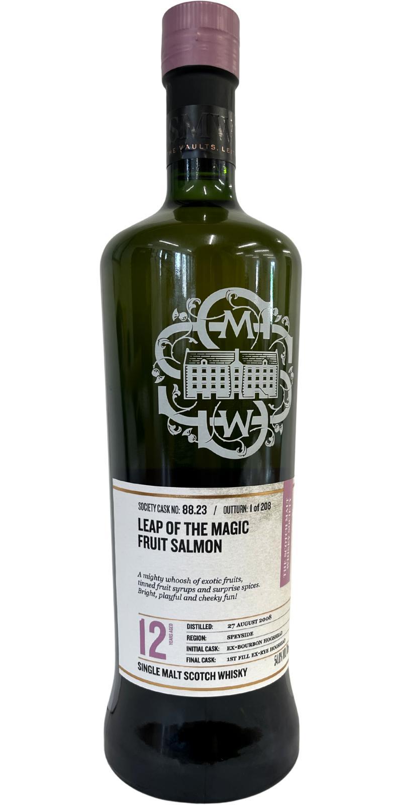 Speyburn 2008 SMWS 88.23  Leap of the magic fruit salmon