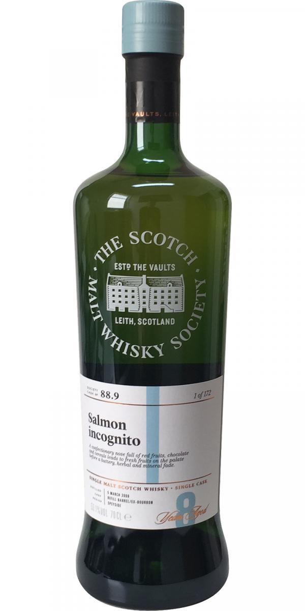 Speyburn 2009 SMWS 88.9  Salmon incognito